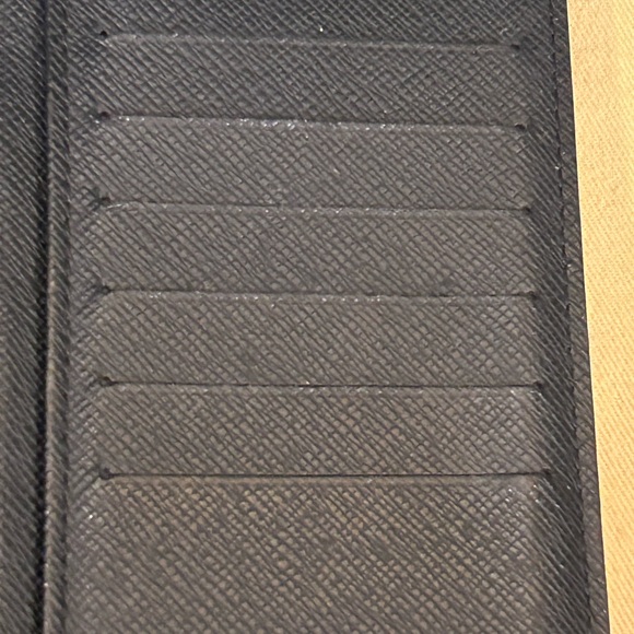 Authentic Louis Vuitton Damier Graphite Brazza Long Wallet - Picture 9 of 11